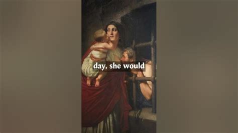 This painting of a woman breastfeeding an old man in a prison  .